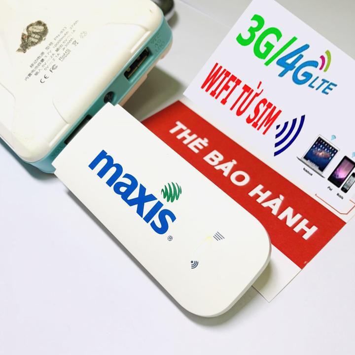 USB phát Wifi 3G 4G Maxis ZTE MF70, đa mạng,siêu tốc
