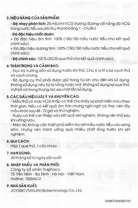 Que thử thai nhanh HCG Allisa Pregnancy Test Kit Traphaco