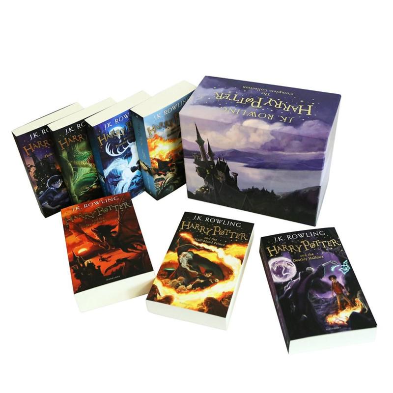 Sách Văn Học Anh - Harry Potter Boxed Set: The Complete Collection Childrens (Paperback) - Bloomsbury UK Edition - Hiệu Sách Cindy