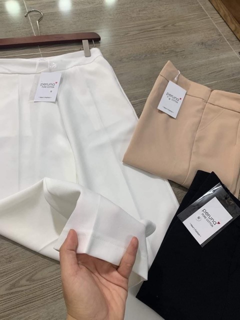 [25-27/4 Hoàn tiền 15%]Quần Ống Rộng Xuông Sườn Cạp Cao