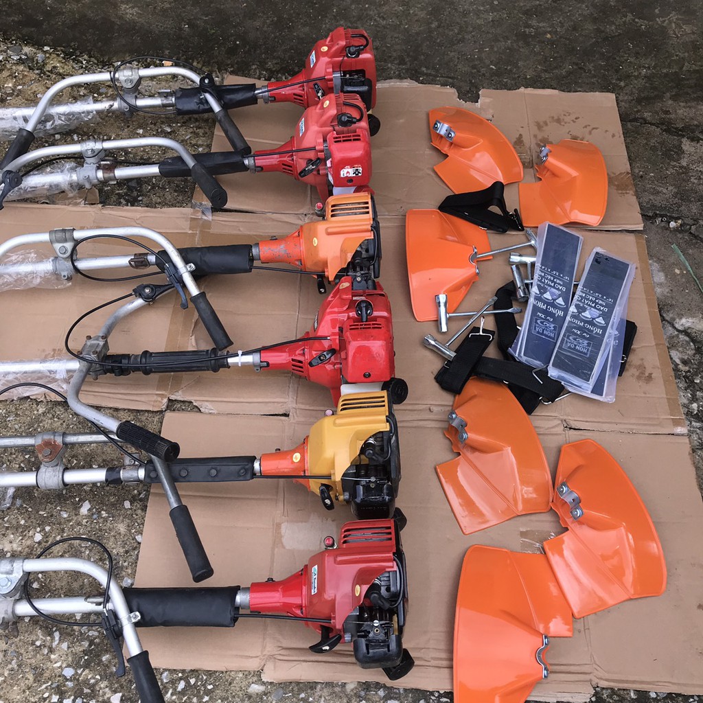 Máy cắt cỏ Nhật Bãi 2 thì sử dụng xăng pha nhớt