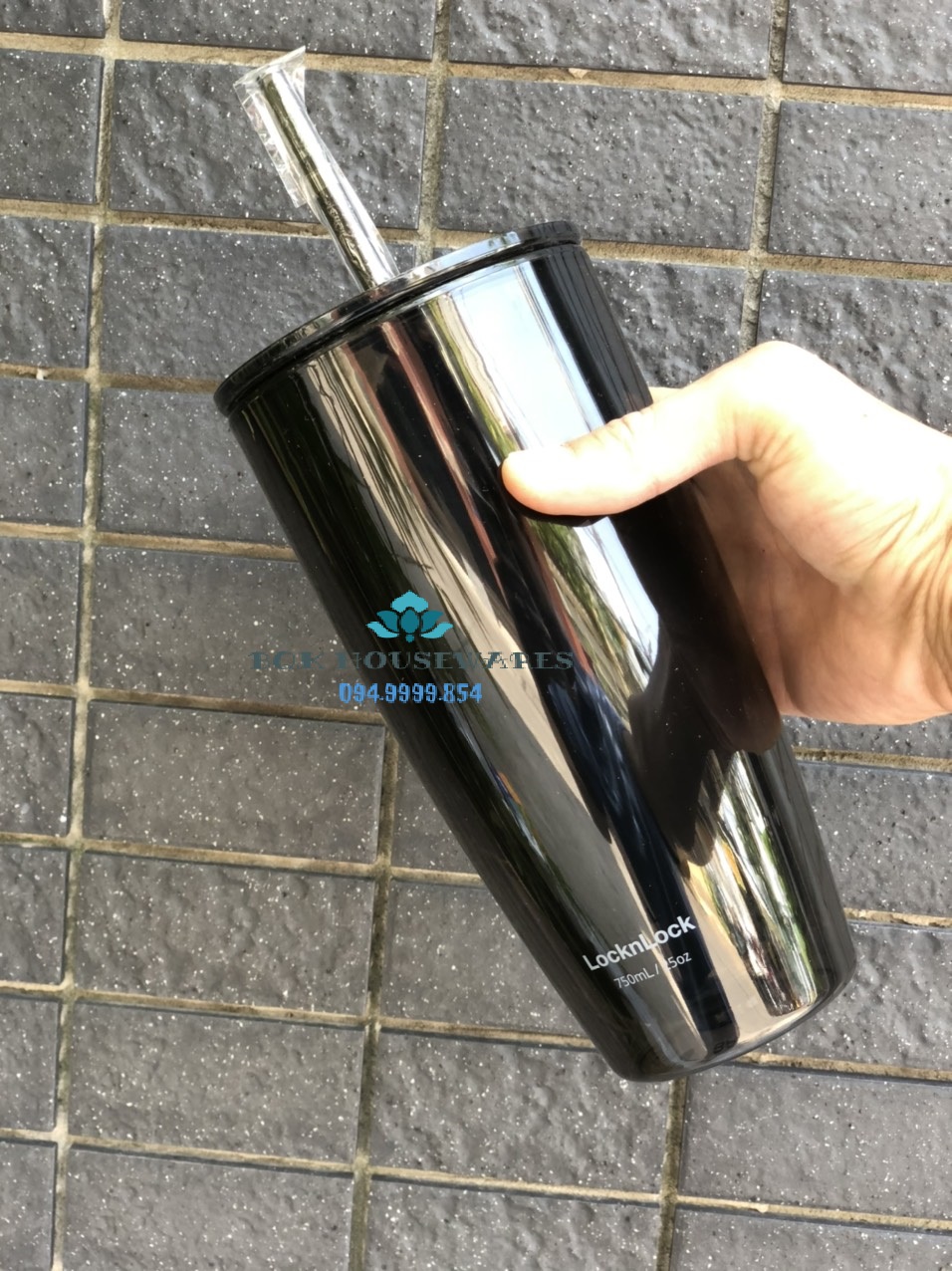 [HCM][ Lock&Lock ] Ly Nhựa Có Ống Hút Lock&Lock 750ml Hap507