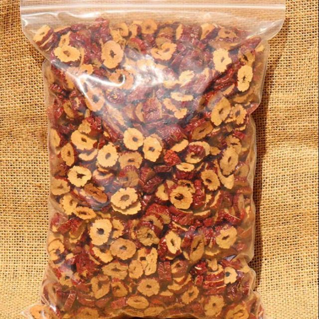 1kg táo đỏ thái lát sấy khô