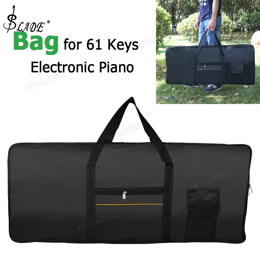 SLADE 61 Keyboards Piano Waterproof Electronic Organ Oxford Fabric Portable Bag 100cm16cm