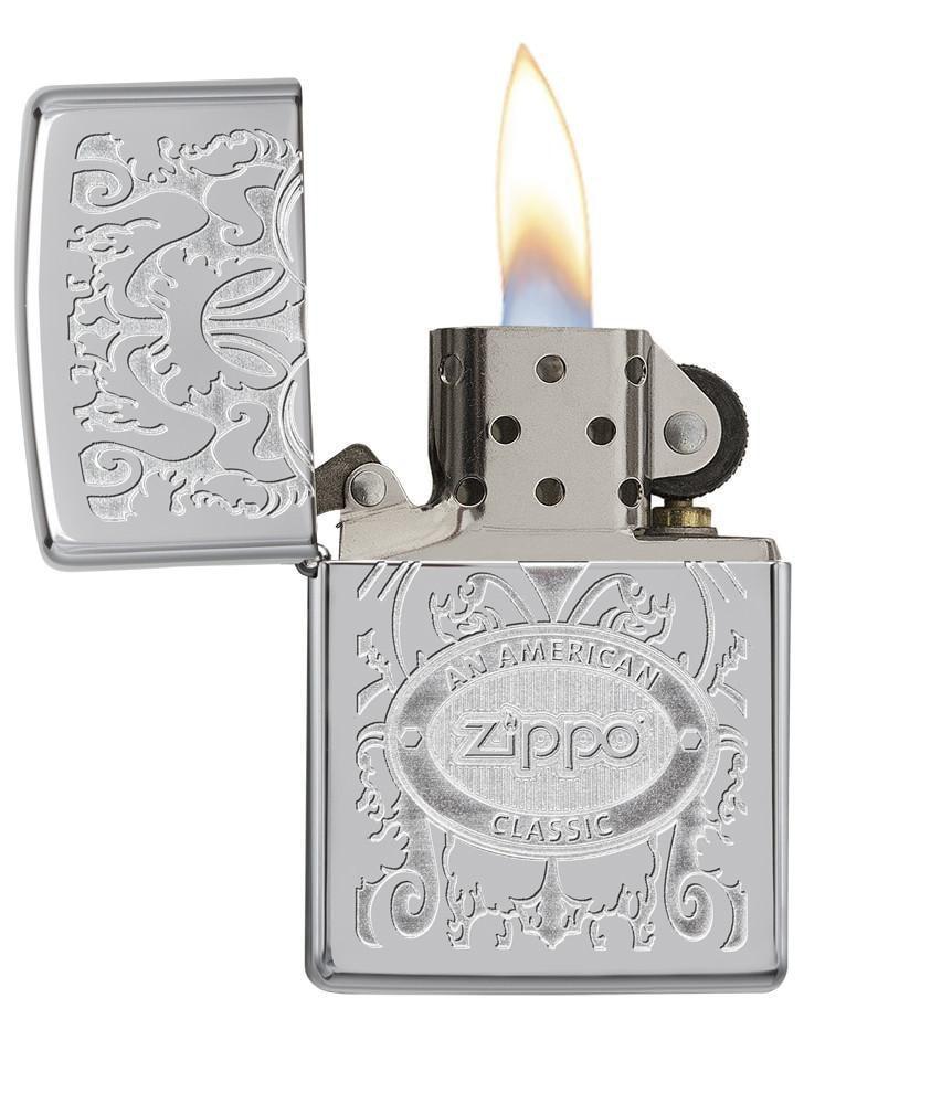 Bật Lửa Zippo Gleaming Patina High Polish Chrome 24751