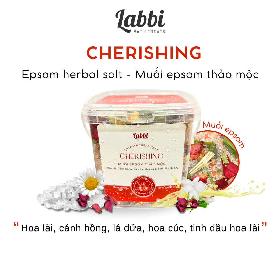 Cherishing - muối epsom thảo mộc epsom herbal salt