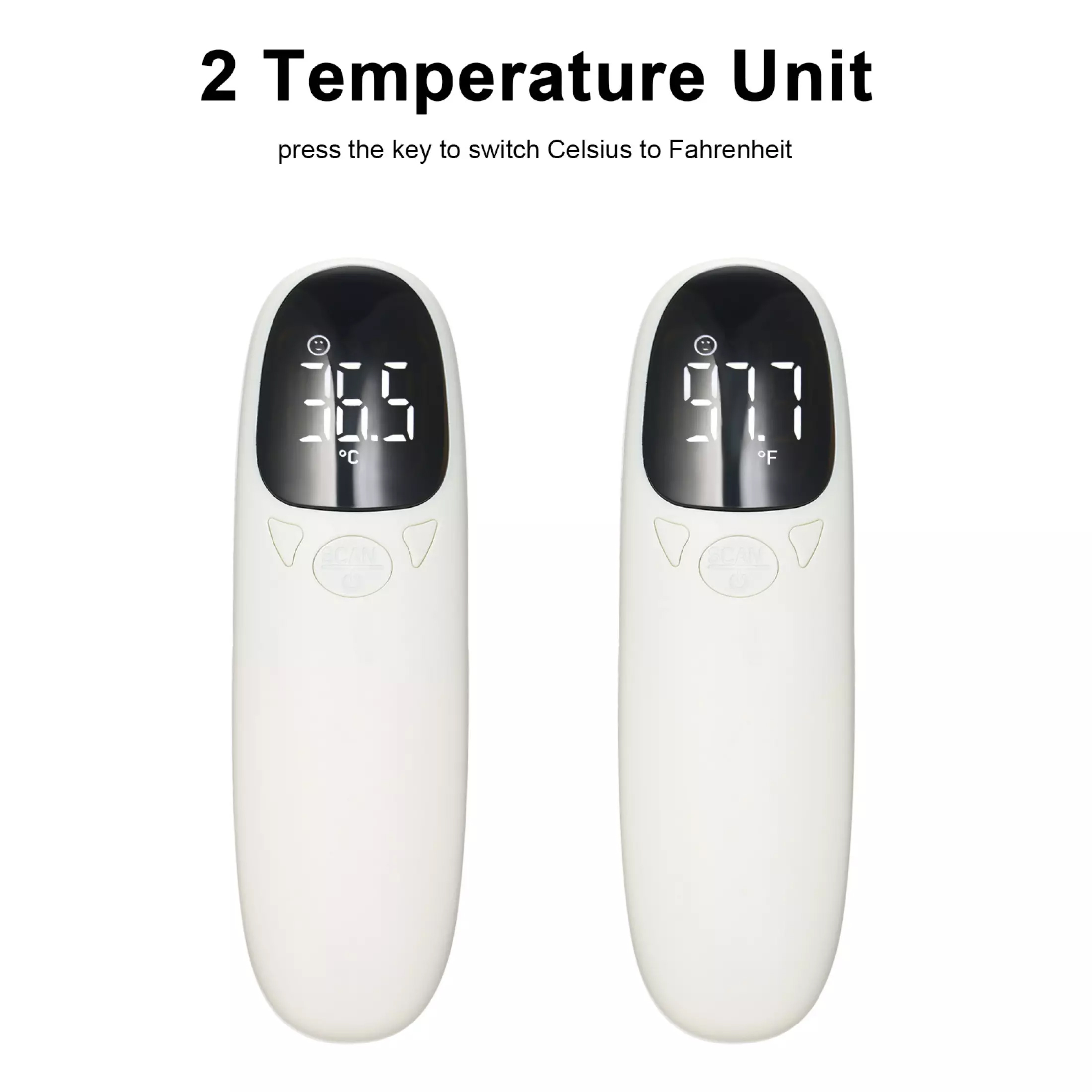 Thermometer infrared intelligent digital display precision quickly bundled 2 pin [genuine product video]