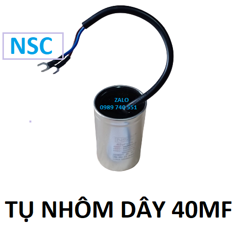 Tụ nhôm dây NSC 50MF