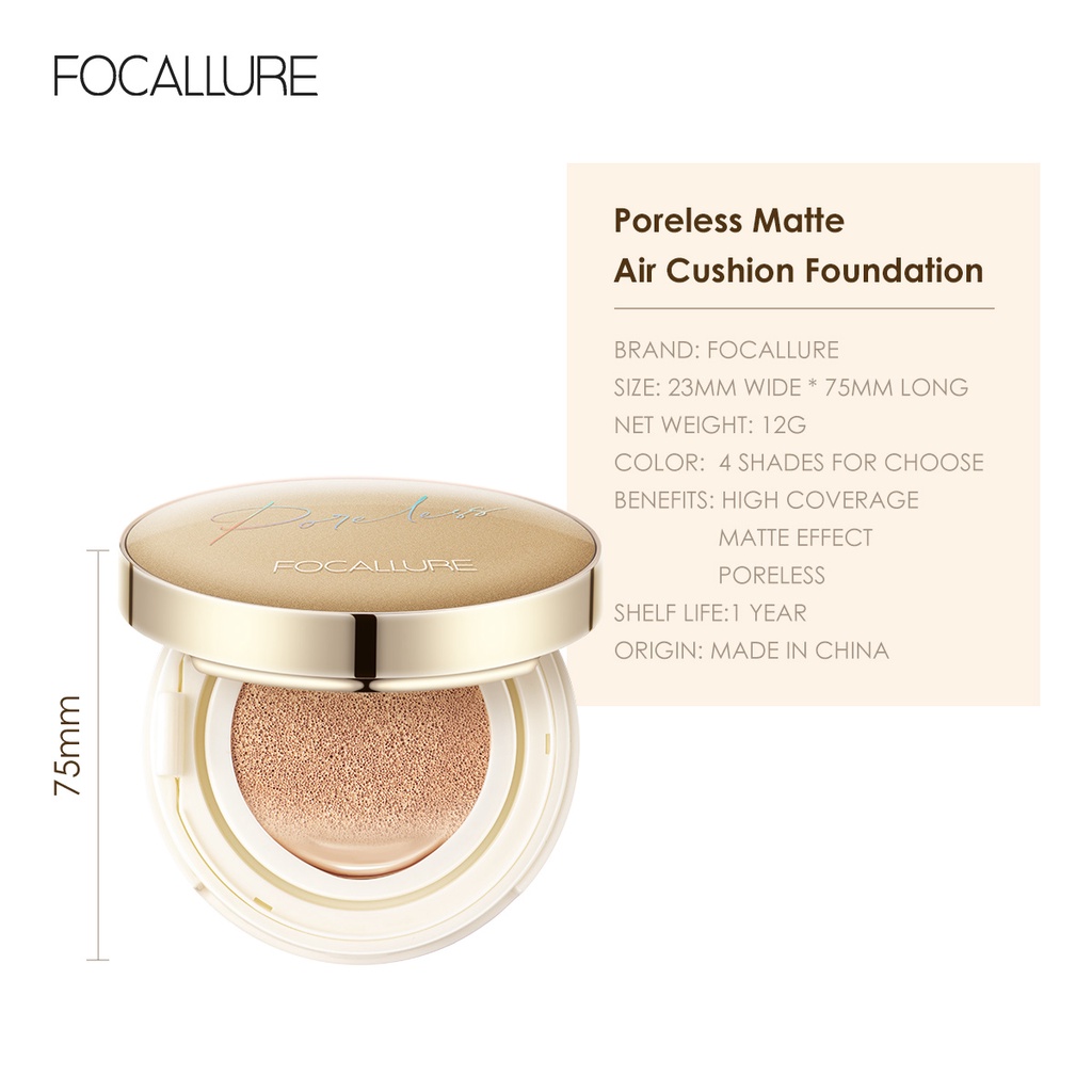 FA198 Phấn nước BB Cushion Focallure GoldenAge 12g