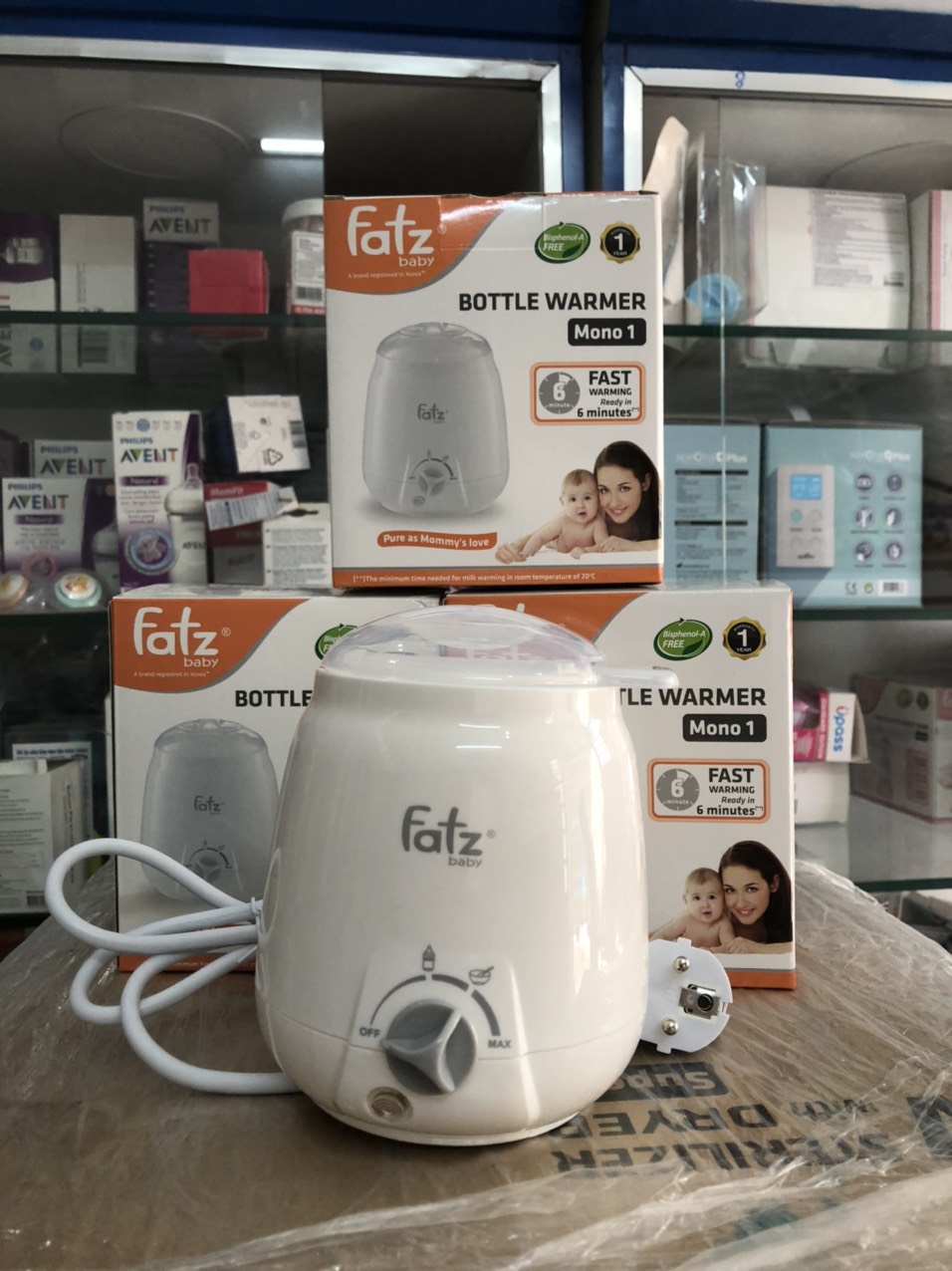 [HCM]Máy hâm sữa 3 chức năng Fatzbaby FB3003SL Mẫu mới 2020