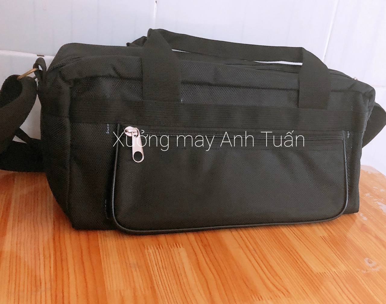 Túi đựng đồ nghề - Ngang nhí màu đen