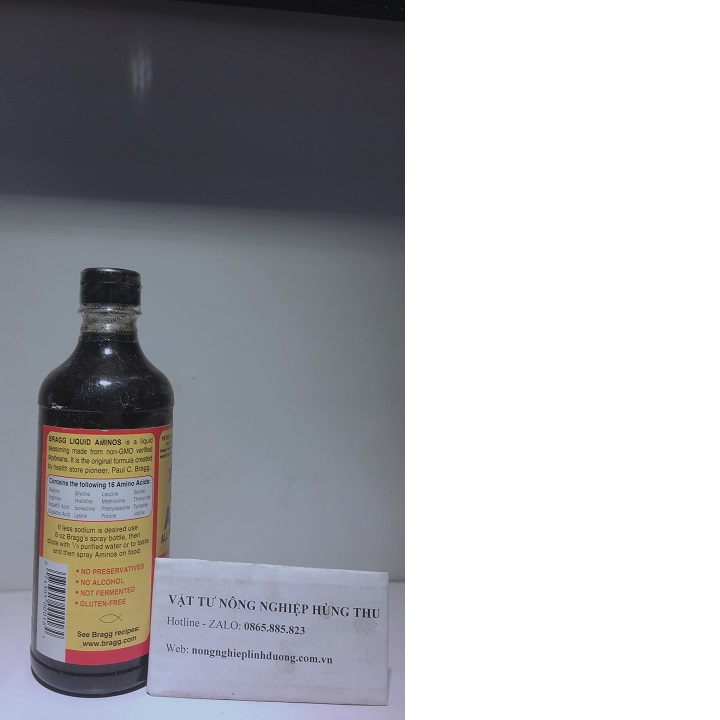Nước tương ( xì dầu) không biến đổi gen bragg liquid aminos 946ml (#phanbon, #caycanh, #vattu)