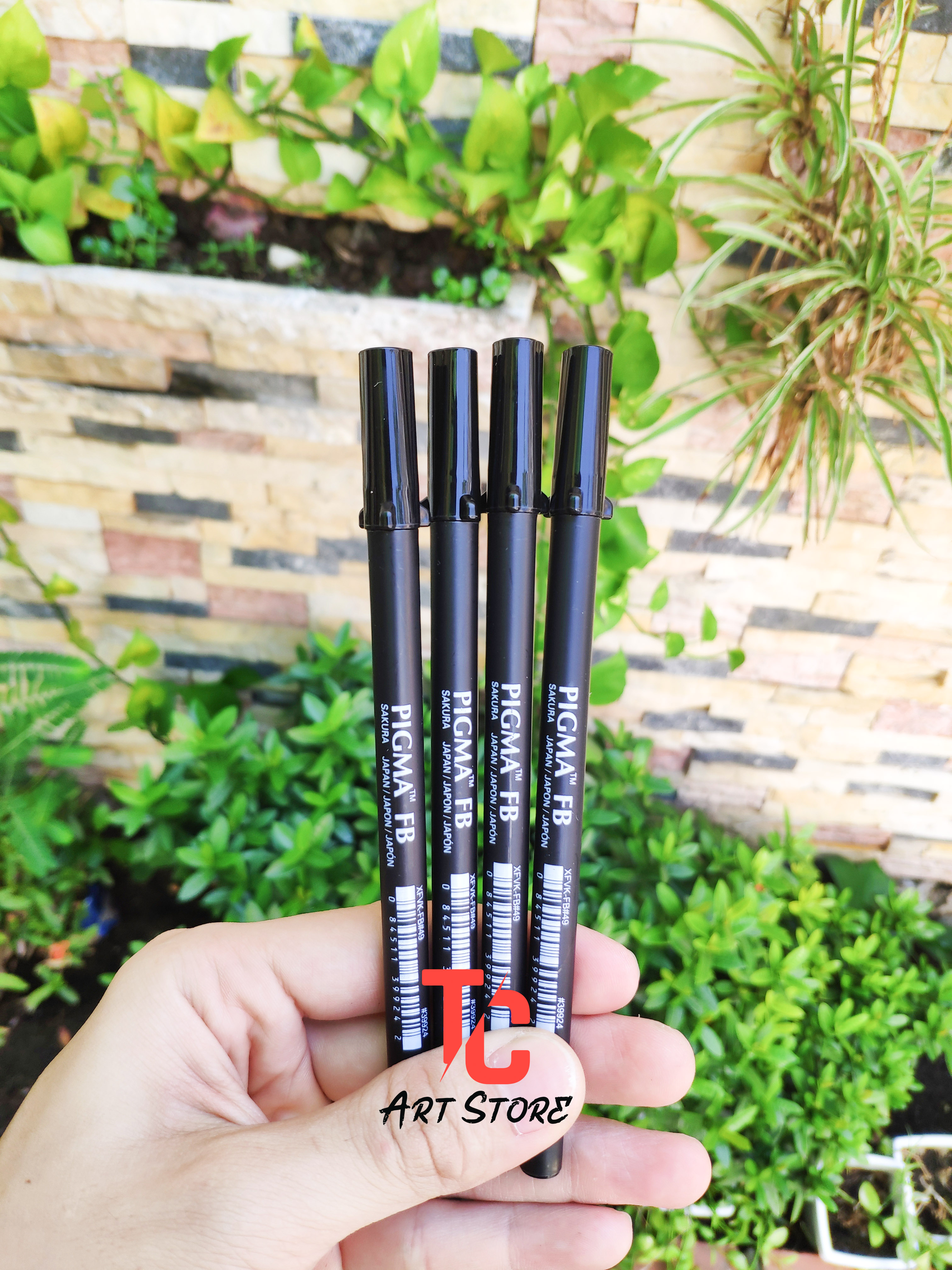 [TC Art Store] Bút Brush Pigma SAKURA vẽ kỹ thuật (size FB,MB,BB)
