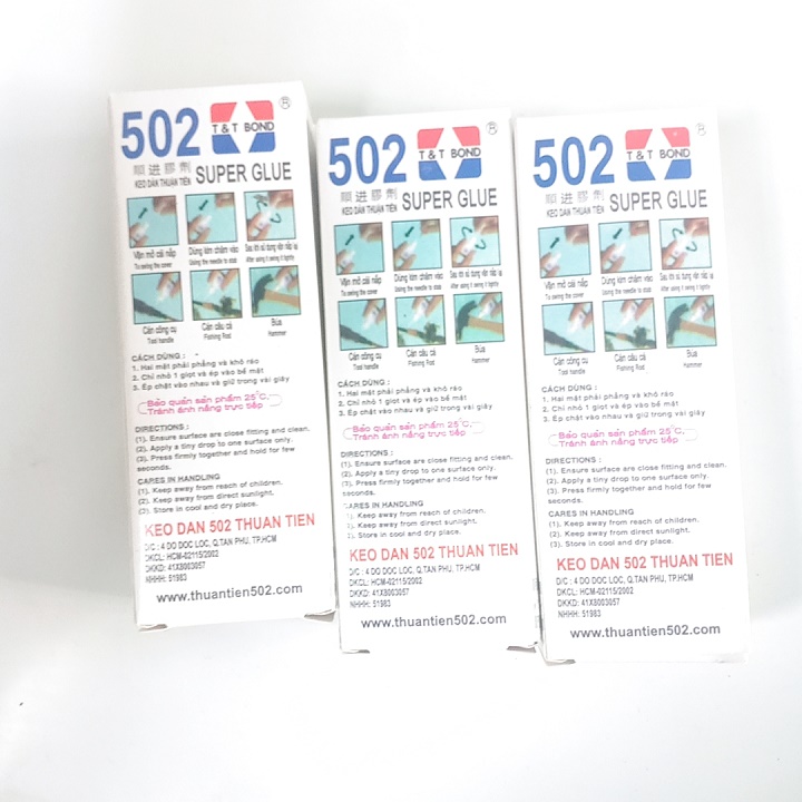 Combo 2 lọ Keo 502 siêu sính