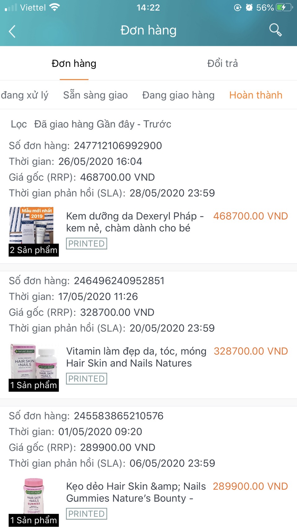 Kem dưỡng da Dexeryl Pháp - kem nẻ, chàm dành cho bé 250g
