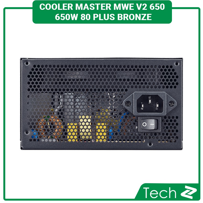 [FREESHIP MAX] Nguồn máy tính Cooler Master MWE V2 230V 650 650W Plus Bronze (80 Plus Bronze/Màu Đen)