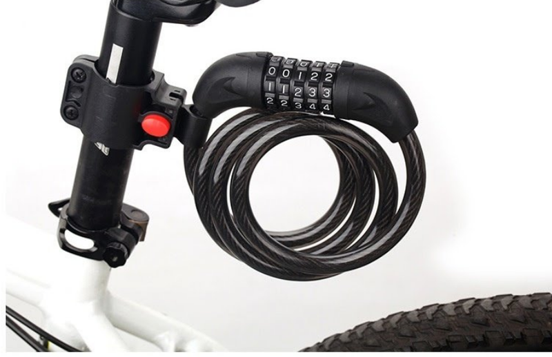High Quality 5-Digit Bicycle Chain Lock with Changeable Code 1.2m