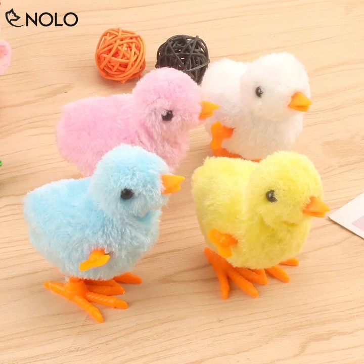 Combo 4 Con Gà Đồ Chơi Nhảy Nhảy Hoạt Động Bằng Cách Lên Dây Cót Dành Cho Trẻ Trên 3 Tuổi