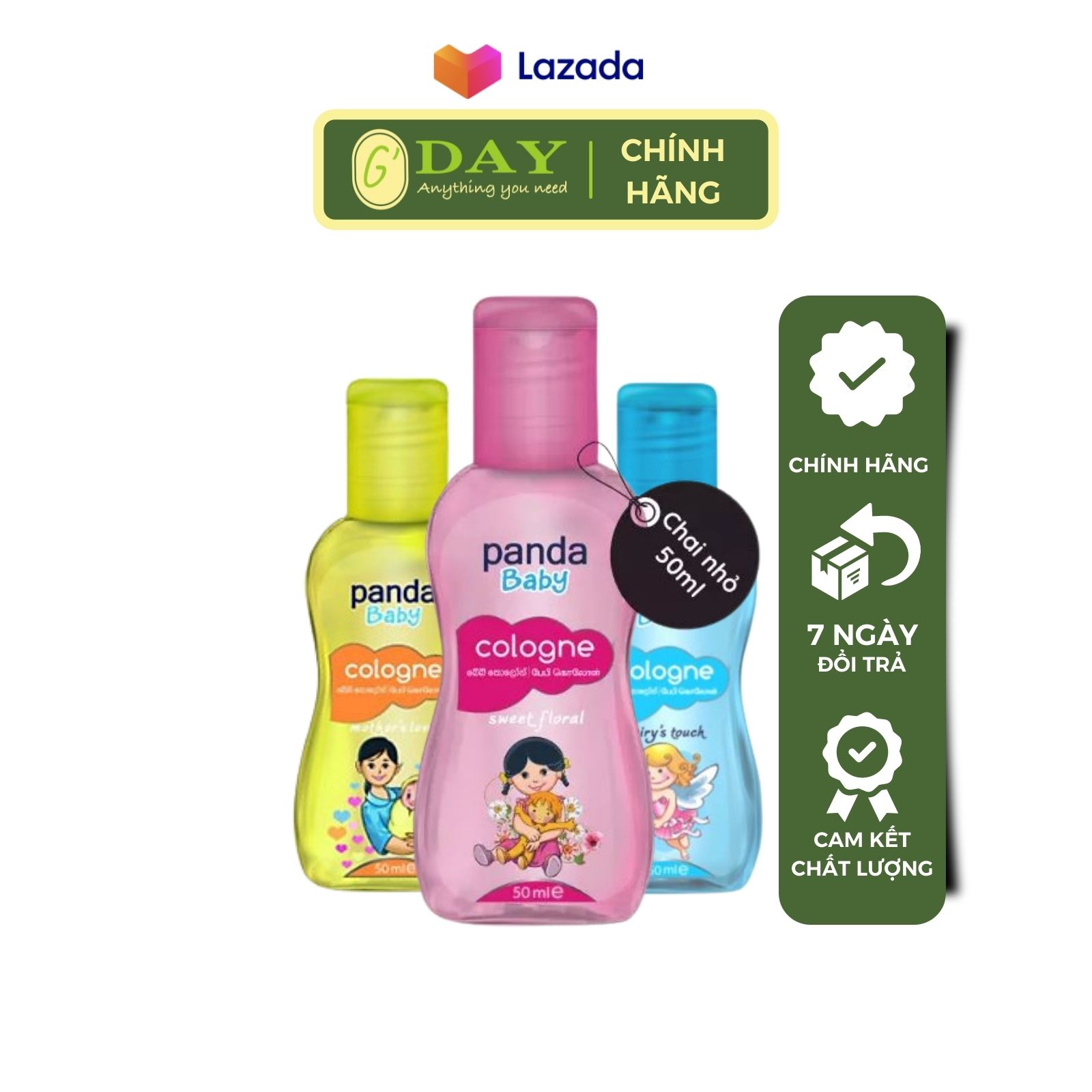 [Chính Hãng] Nước Hoa Cho Em Bé Panda Baby 50ml
