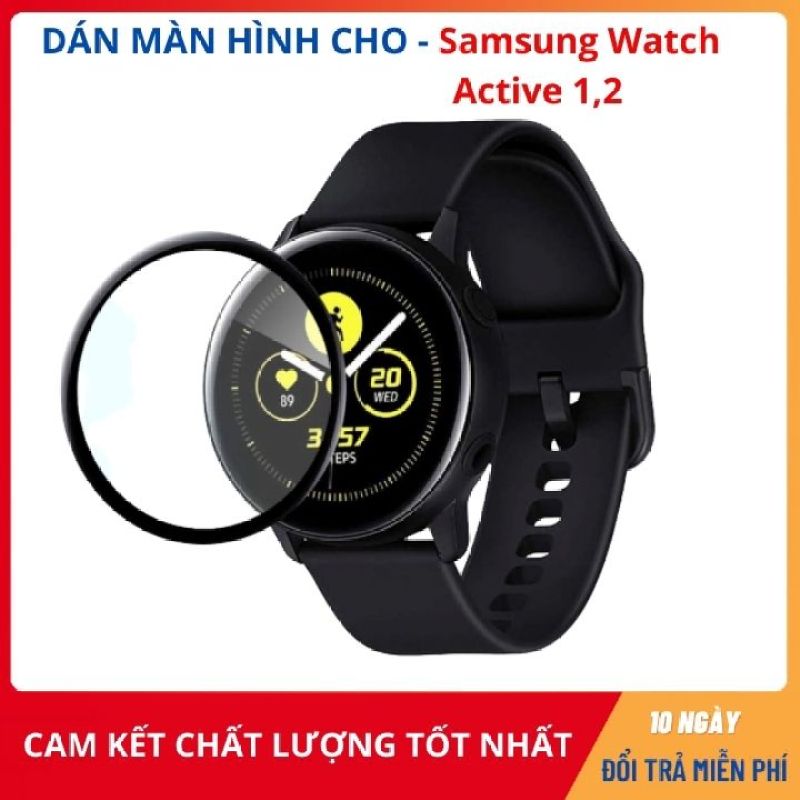 Dán màn hình , dán cường lực đồng hồ Samsung Galaxy Watch Active- Active 2  (Bản 40mm và 44mm) ✅ Hàng cao cấp ✅