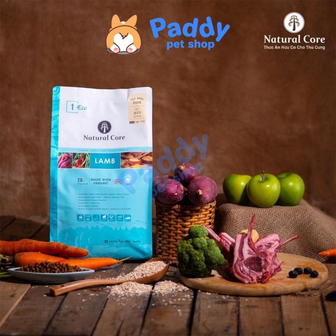 Hạt Cho Chó Mọi Lứa Tuổi Hữu Cơ Natural Core ECO Organic Cừu & Vịt
