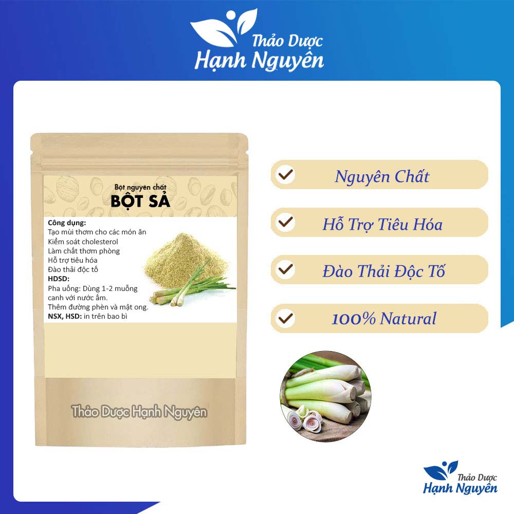 Bột sả nguyên chất 100g - Thảo Dược Hạnh Nguyên