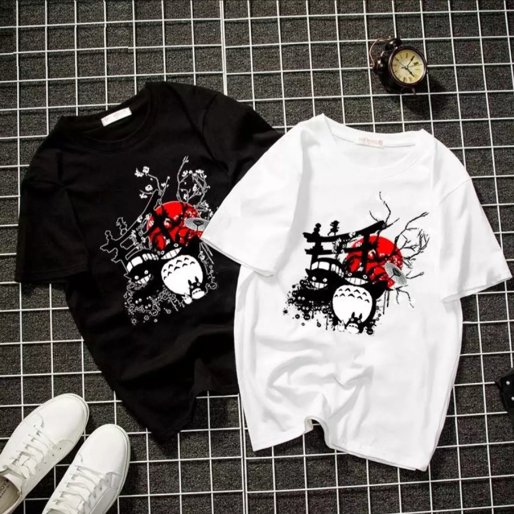 Áo thun nữ form rộng hàn Quốc in hình Hallowwen dễ thương vải dày mịn mát