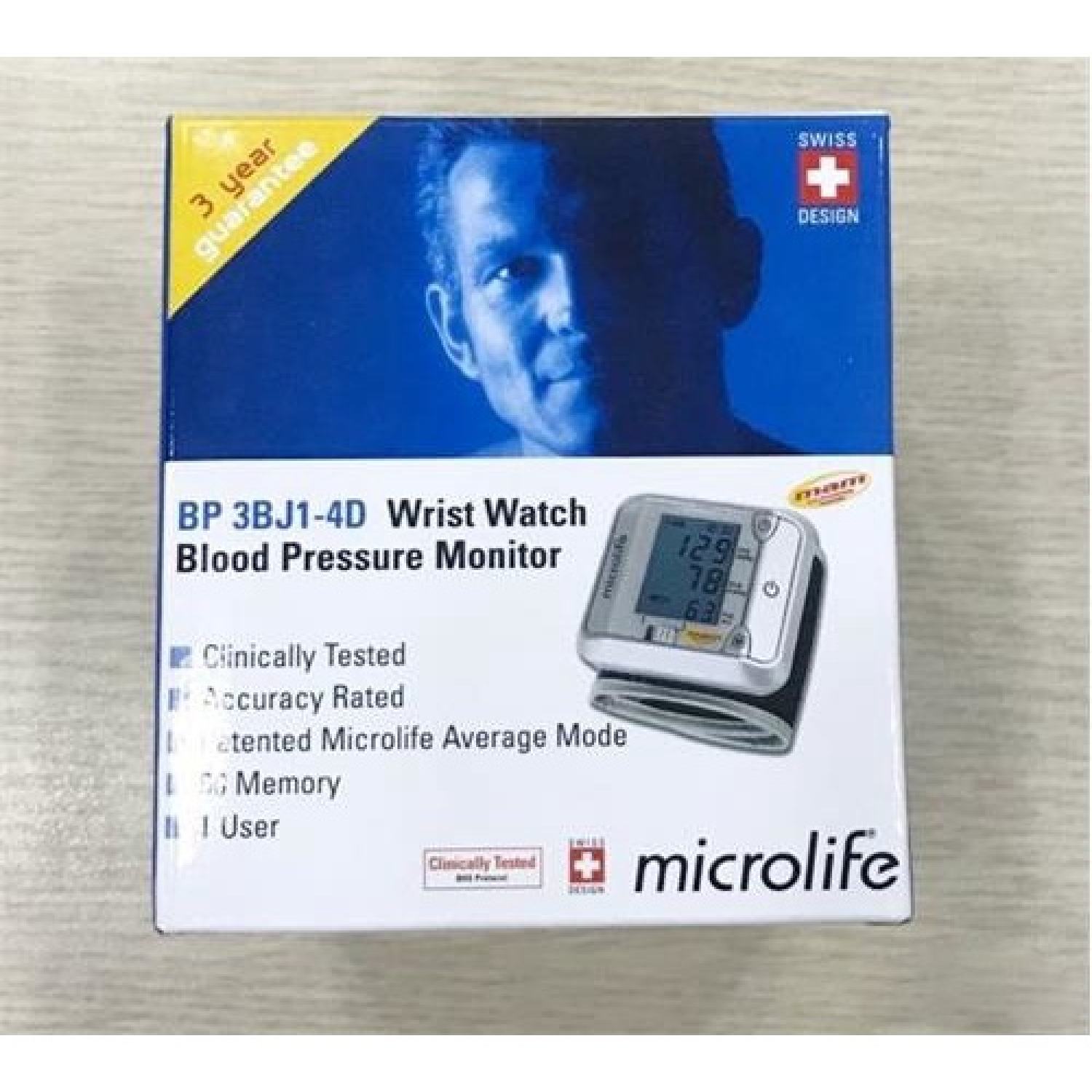 Máy đo huyết áp cổ tay Microlife BP 3BJ1-4D