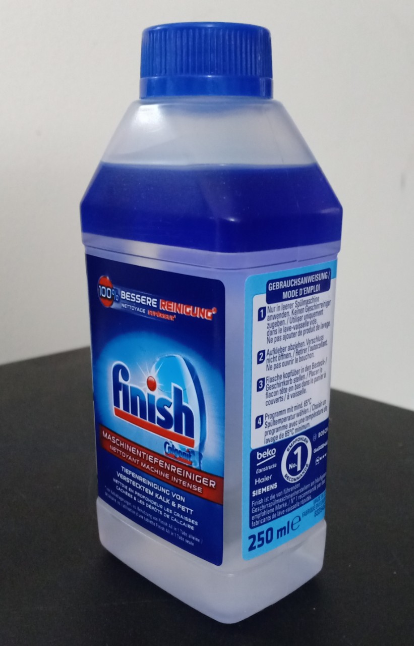 Dung dịch tẩy cặn vệ sinh máy rửa chén bát finish