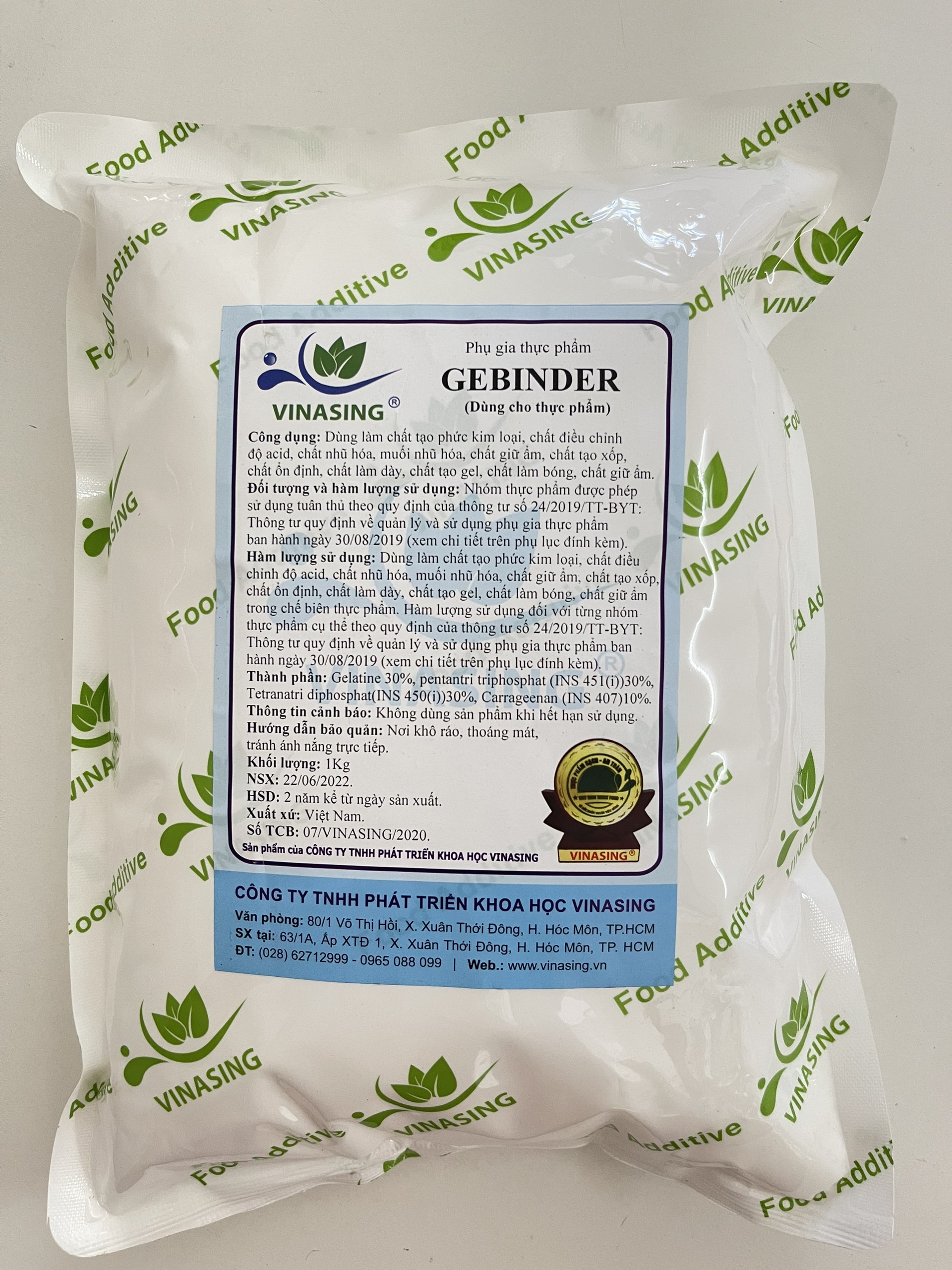 PHỤ GIA TẠO LIÊN KẾT, KẾT DÍNH  GEBINDER