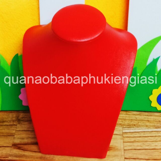 Manocanh Vòng Cổ Da Cao Cấp 3 Màu Đỏ Đen Trắng