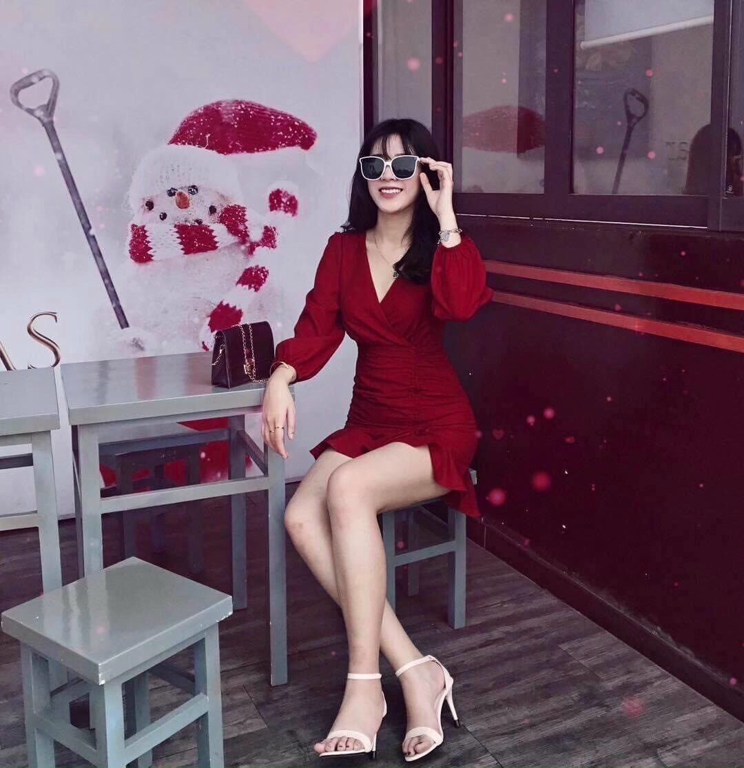 ĐẦM ĐUÔI CÁ CỔ ĐẮP TAY DÀI XINH XẮN