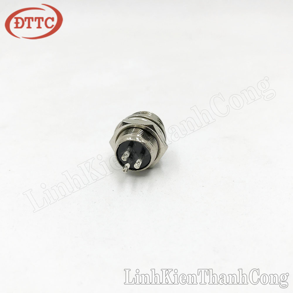 Giắc GX12-3P 3 Chân (Đực)