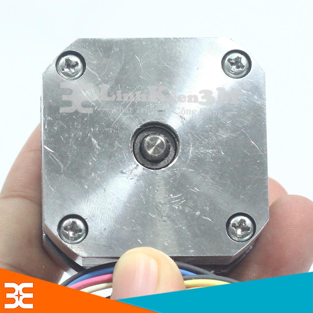 Động Cơ Bước 17PW-M003 12VDC-24VDC 1.8 Độ ( Có Bánh Răng )