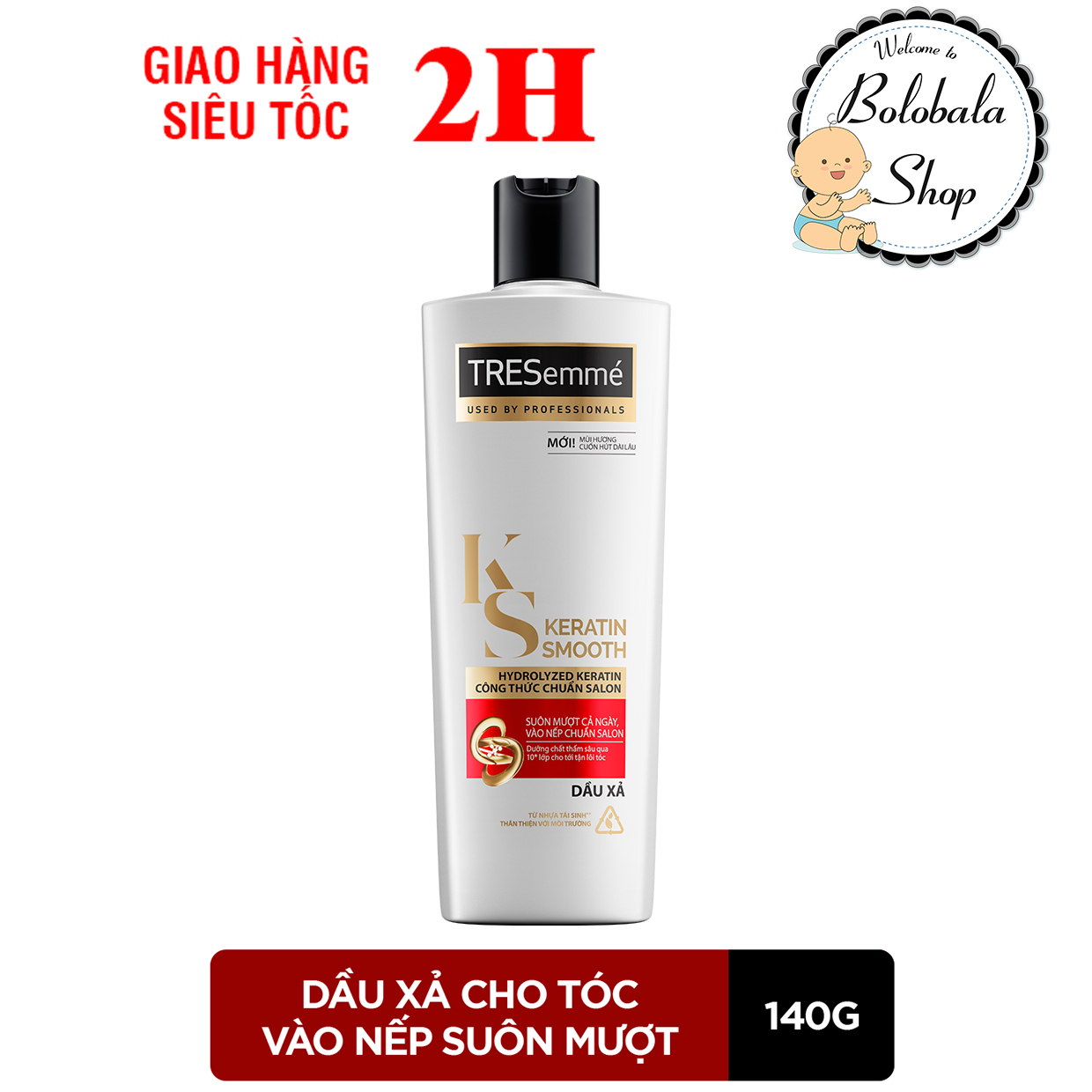 Dầu xả TRESemme Keratin Smooth 140g/ 620g Tresemme