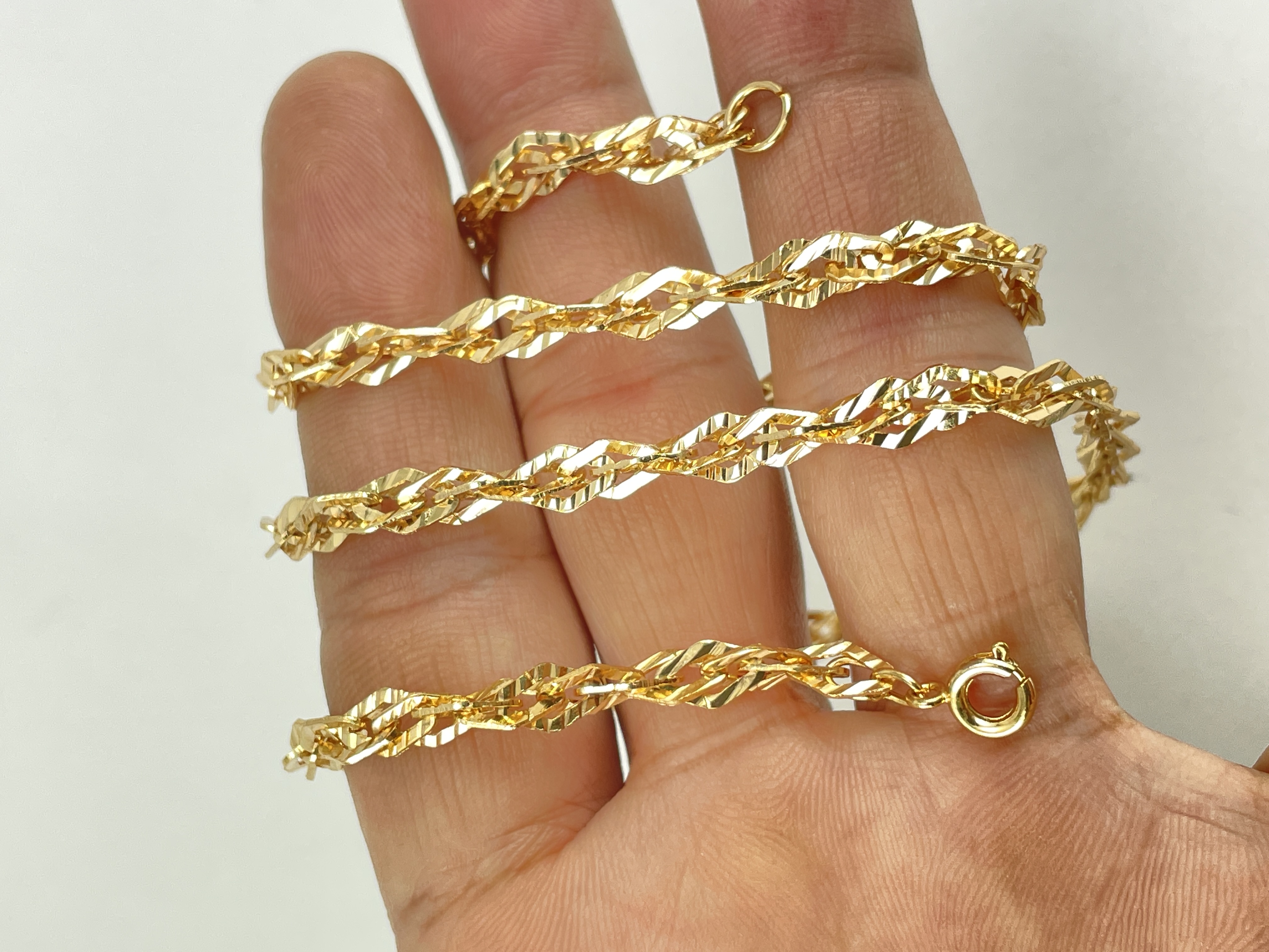 Dây chuyền nữ đuôi phụng mạ vàng 18k cao cấp - dc207l73vn