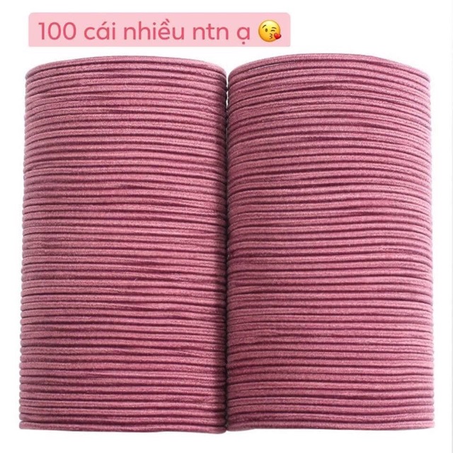 Chun Buộc Tóc Mix Màu Sét 100 chiếc