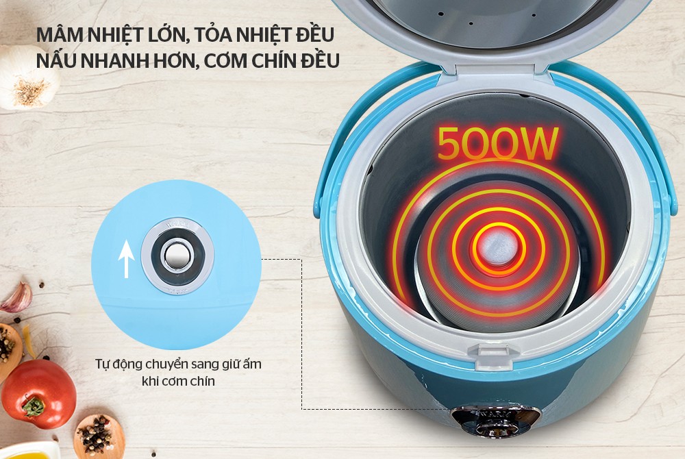 NỒI CƠM ĐIỆN 1.2L HAPPY TIME HTD8522G
