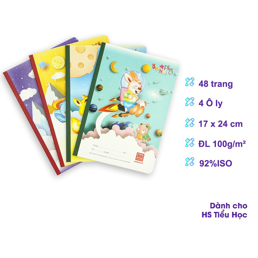 Vở 4 ôly Hồng Hà 48 trang 0509