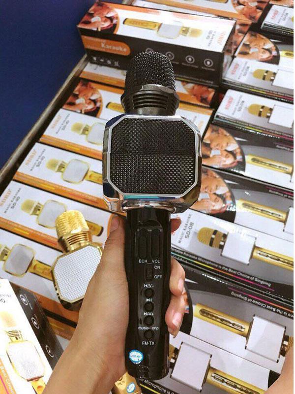 Mic karaoke SD10 kết nối bluetooth
