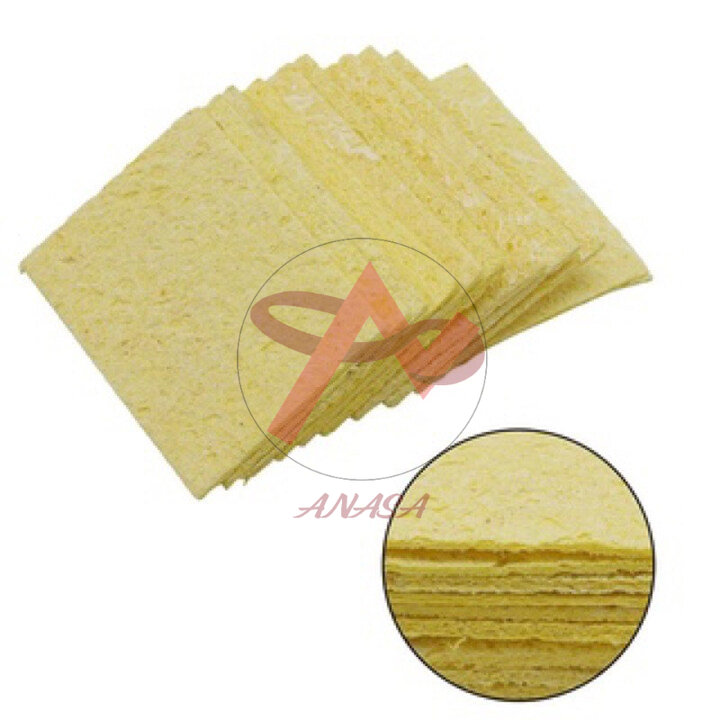 Combo Bộ 5 Miếng Bọt Biển Vệ Sinh Mỏ Hàn Vuông 6x6cm