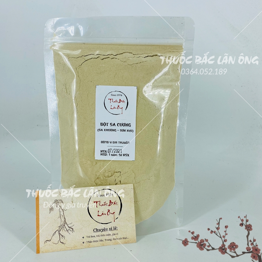 Bột sa cương 100g, bột địa liền, tam nại nguyên chất, gia vị tẩm ướp các món quay, nướng, thơm ngon