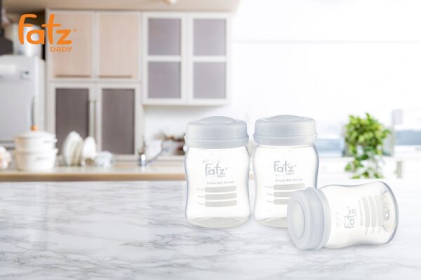 Bình trữ sữa 150ml (bộ 3 bình) Fatzbaby FB0120N