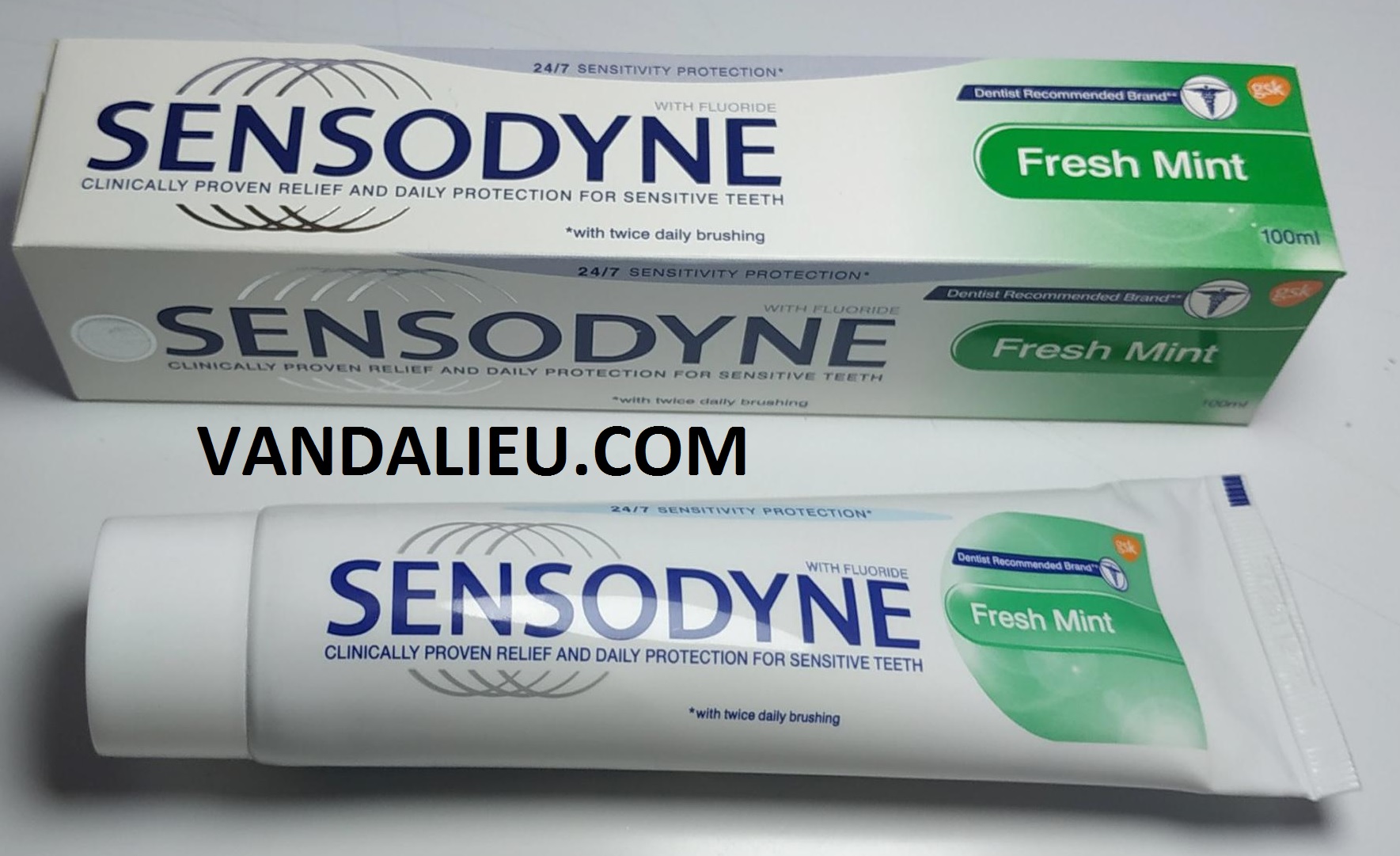 [HCM]Kem Đánh Răng Sensodyne Fresh Mint  100g(NHẬP KHẨU CHÍNH HÃNG THÁI)