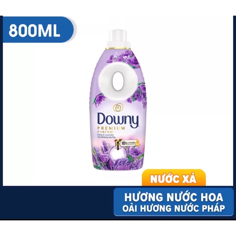 Nước xả vải Downy Premium Parfum chai 800ml (HỎA OẢI HƯƠNG)