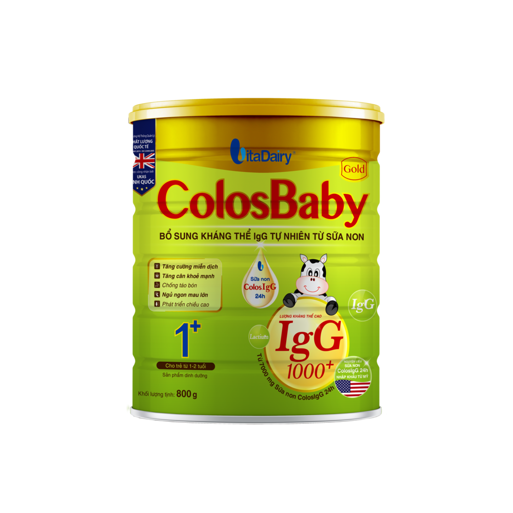 CHÍNH HÃNG Sữa ColosBaby Gold 1+ 800g 1- 2 tuổi