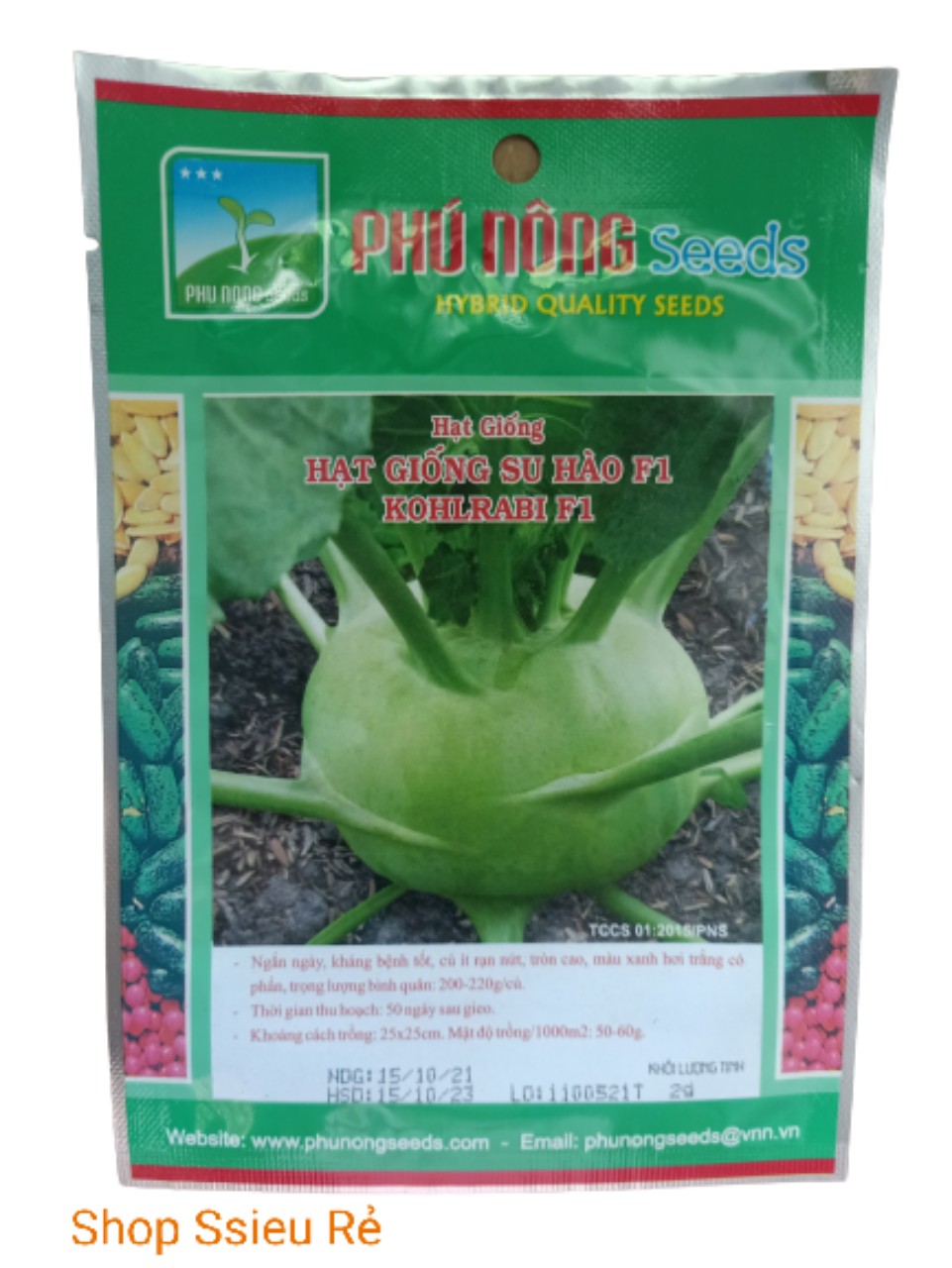HẠT GIỐNG SU HÀO F1 PN GÓI 2GRAM