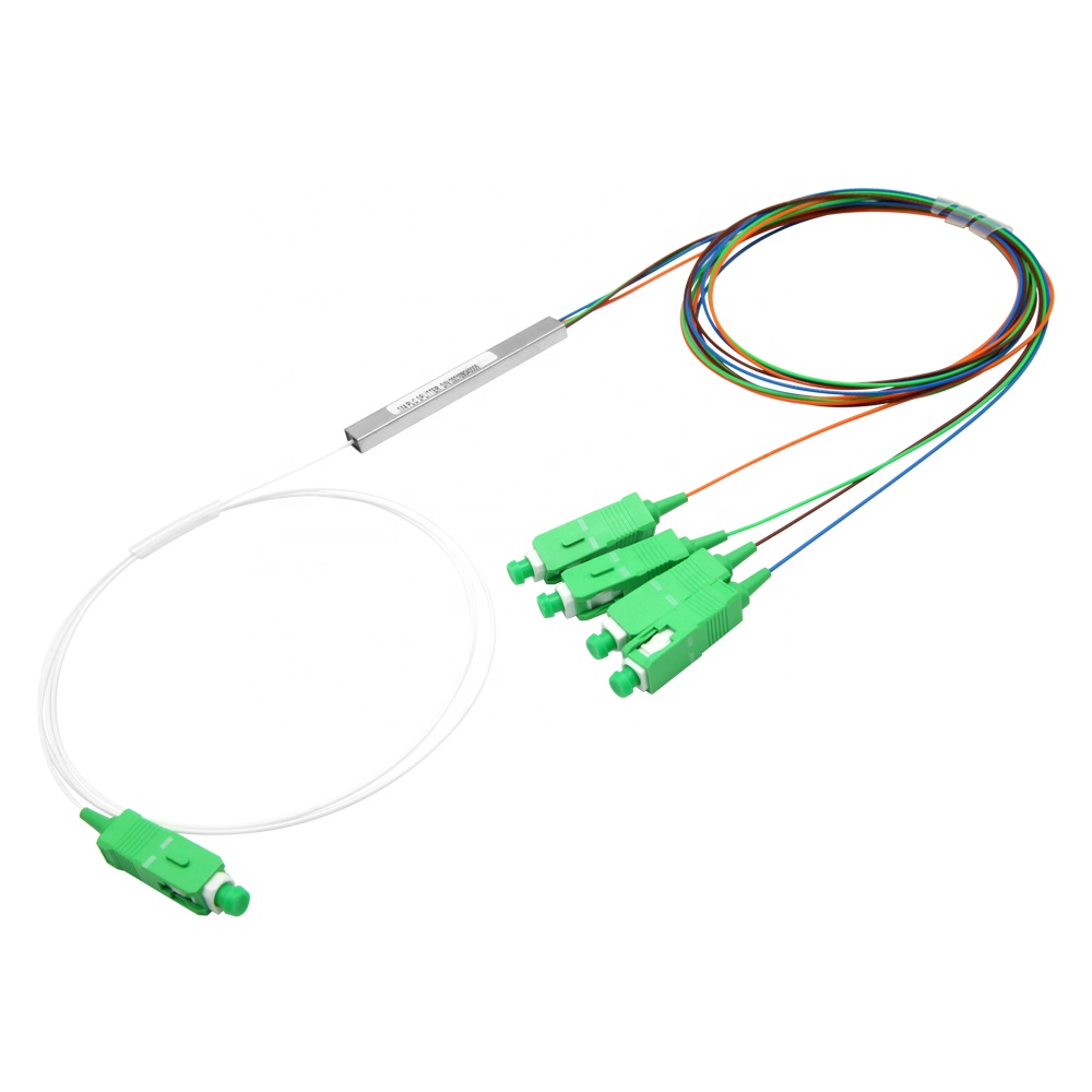 Bộ chia quang plc mini 1:4 sc/apc, sc/upc