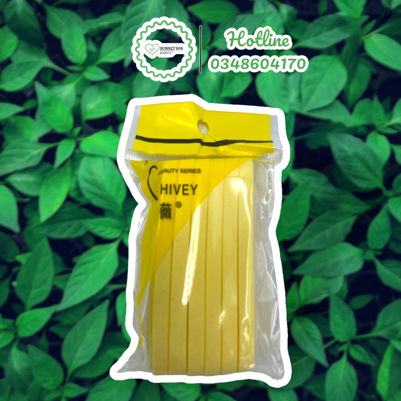 Bọt biển rửa mặt Chivey - Bông nở rửa mặt (Bịch 12 miếng)