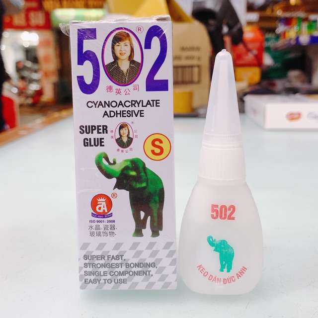 Lọ keo dán con voi siêu dính Đức Anh 5 gram
